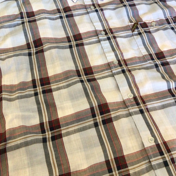 Dolphino Collection Mens Short Sleeve Blue Plaid Button Up Shirt Size XXL - Picture 7 of 9